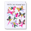 Greeting card with colorful fairy illustrations and text 'You're the freakin' best' on a white background