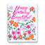 Beautiful Bright Birthday Flowers Card