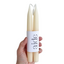 ivory candles set of 2