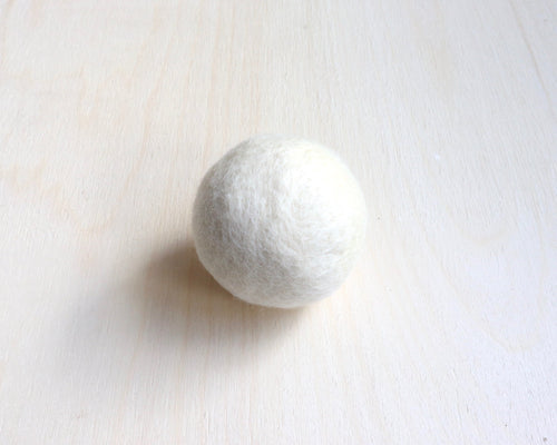 reusable and compostable wool dryer ball 