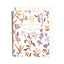 Greeting card with floral design and 'Happy Birthday to a very special human' text on a white background