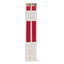 Grooved Taper Candles - Red