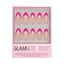 Glamnetic raspberry Sorbet Press-On Nails | French Tip