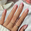 Pink Macaron Press-On Nails | Pink French Tip