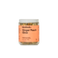 Jar of 'Ginger Peach Glow' superfood tea blend with a white background