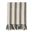 French Stripe Bath Towel - Black