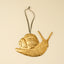 Brass Snail Milagro Holiday Ornament