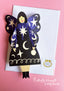 Butterfly Woman Sitting Greeting Card - Cosmic 