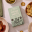 Cheese Sablés packaging with crackers and snacks on a table