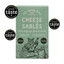 Cheese sables packaging with 'Great Taste' awards on a white background