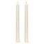 Grooved Taper Candles - Ivory