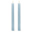 Grooved Taper Candles - Pale Blue