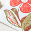 Birthday Flower Ladybug - Letterpress Card