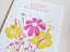 Flower Bunch Birthday - Letterpress Card