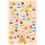 Illustrated pattern of breakfast items on a beige background with 'Butter' branding.