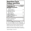 Nutrition facts label for a product with 0 calories per 2 ml, featuring both English and French text.