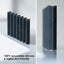 Row of black silicone seals with a close-up on a white background, highlighting eco-friendliness.