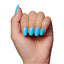 Azure Blue Press-On Nails | Short Round Length