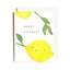 Lemony Birthday - Letterpress Card