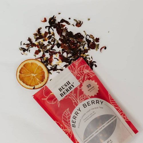 berry berry loose leaf herbal tea from Bush Berry