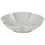Speckled gray ceramic bowl on a white background