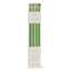 Grooved Taper Candles - Sage