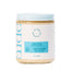 Jar of body scrub with 'Salt & Surf' branding on a white background