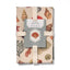 Tea towel with shell pattern and Roomtown branding on a white background