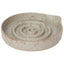 Speckled ceramic dish on a white background