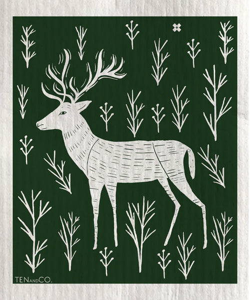 stag sponge cloth by ten & co