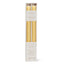 Grooved Taper Candles - Yellow