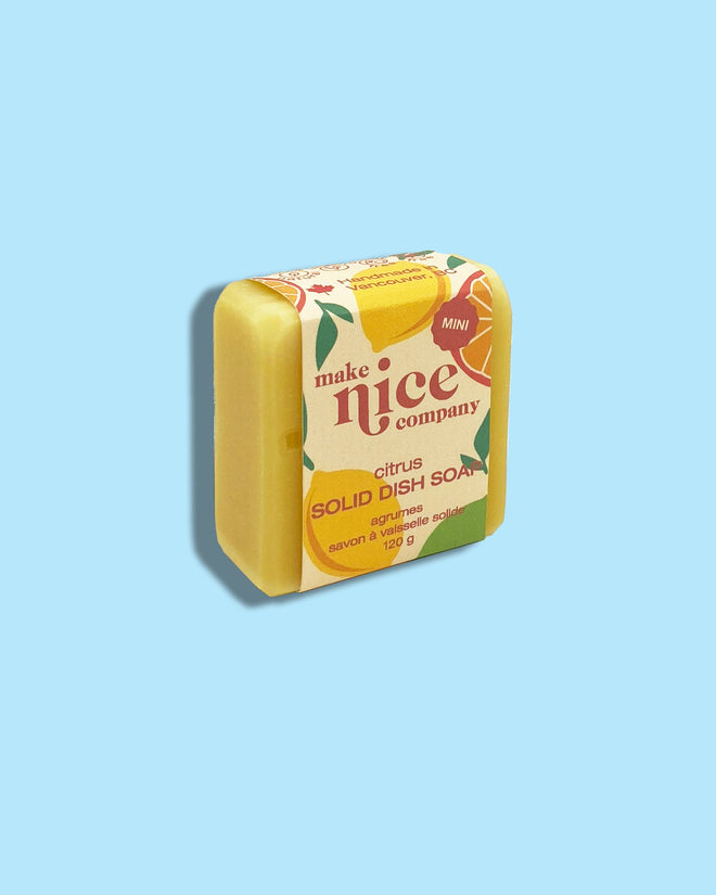 citrus mini dish soap block 