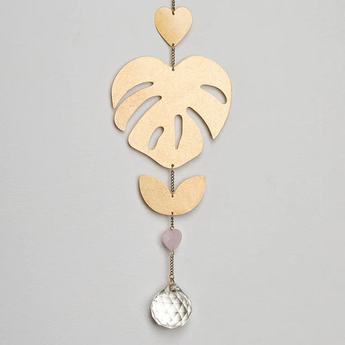 Monstera Leaf Suncatcher
