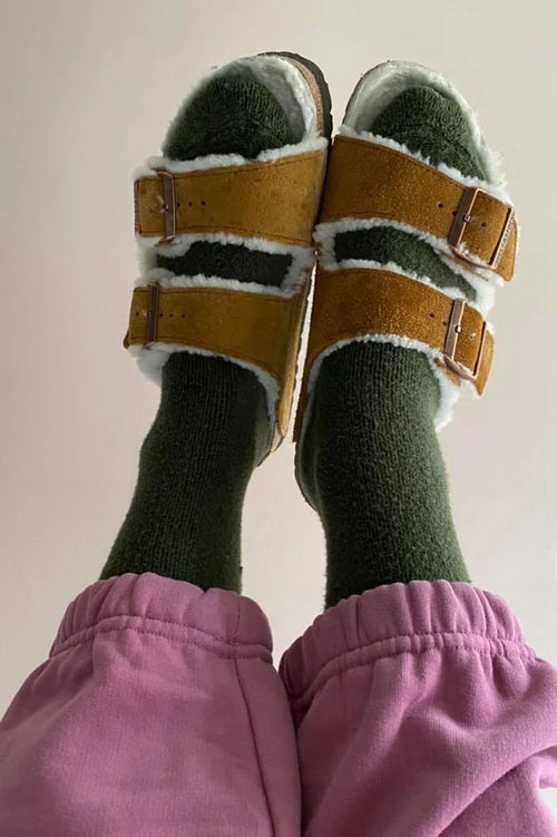 green cloud socks by le bon shoppe
