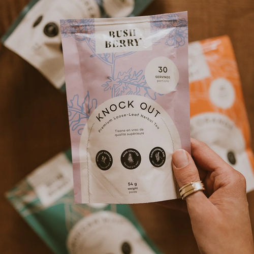 knock out herbal tea to help you sleep made in Canada
