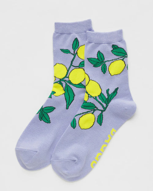 lemon tree crew socks