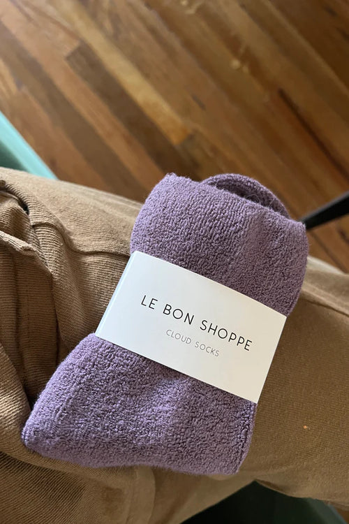 plum socks by le bon shoppe