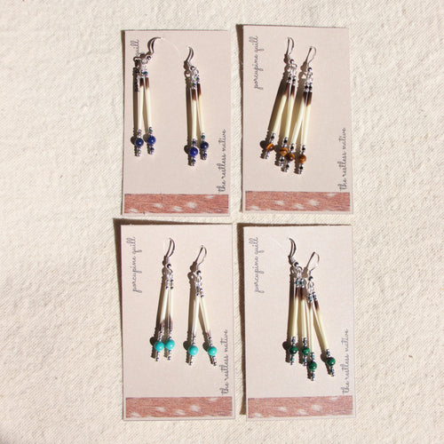 Indigenous made Quill Earrings 