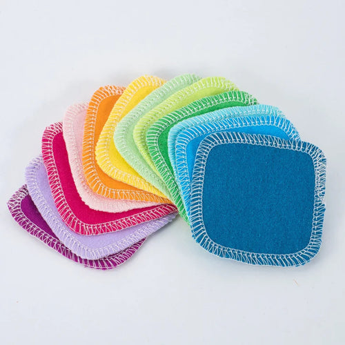 rainbow reusable face rounds