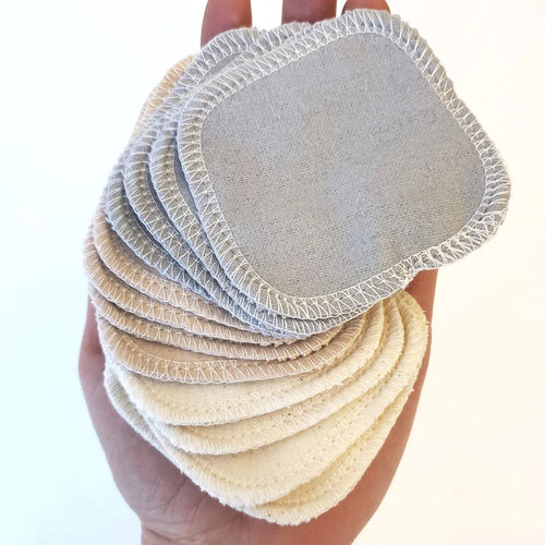 reusable face rounds in neutral colours