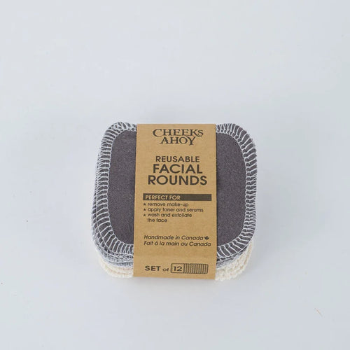 reusable face rounds by cheeks ahoy made in Canada