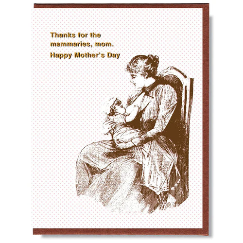 Thank you for the Mammaries Mother's Day Card