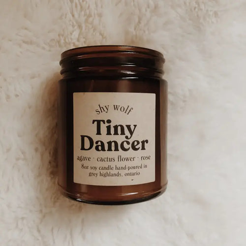 tiny dancer candle by shy wolf